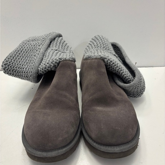 UGG Shaina Knit Suede Boots - Picture 4 of 9